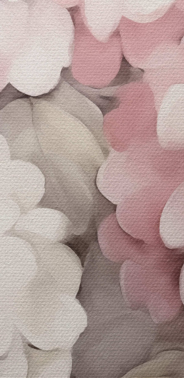 Painting of pink flowers Painting of pink flowers