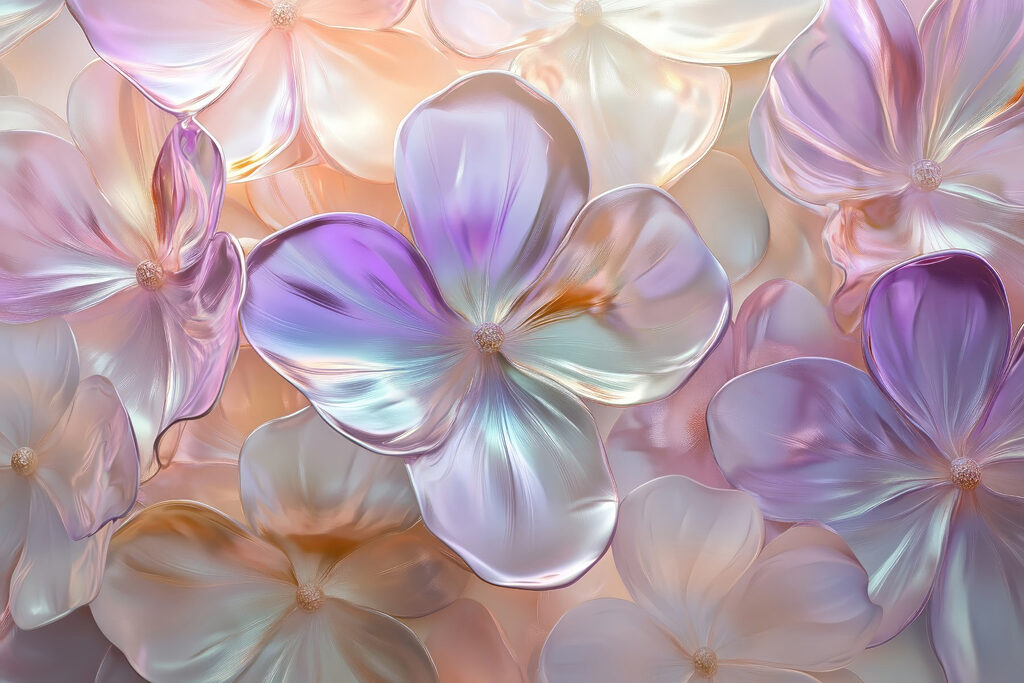 Grupo de flores sobre una superficie Grupo de flores sobre una superficie