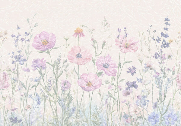 Delicadas flores en suaves tonos pastel Delicadas flores en suaves tonos pastel