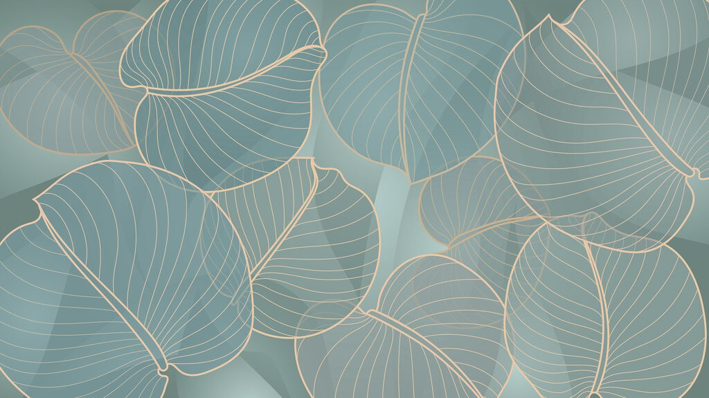 Natural leaf patterns in soft hues Natural leaf patterns in soft hues