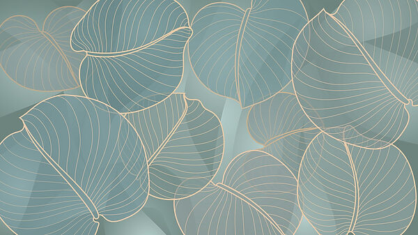 Natural leaf patterns in soft hues Natural leaf patterns in soft hues