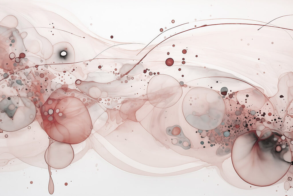 Flowing colors in soft harmony