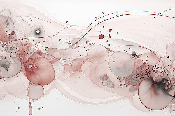 Flowing colors in soft harmony