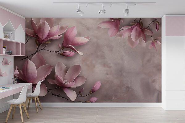 Delicate petals in soft hues