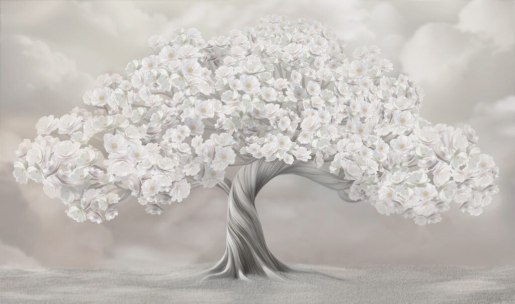 Árbol de flores blancas Árbol de flores blancas
