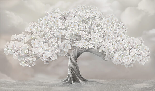 Árbol de flores blancas Árbol de flores blancas
