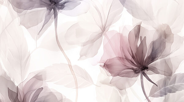 Delicado diseño floral en acuarela Delicado diseño floral en acuarela