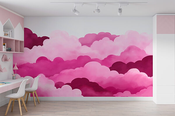 Nubes rosas en el cielo Nubes rosas en el cielo