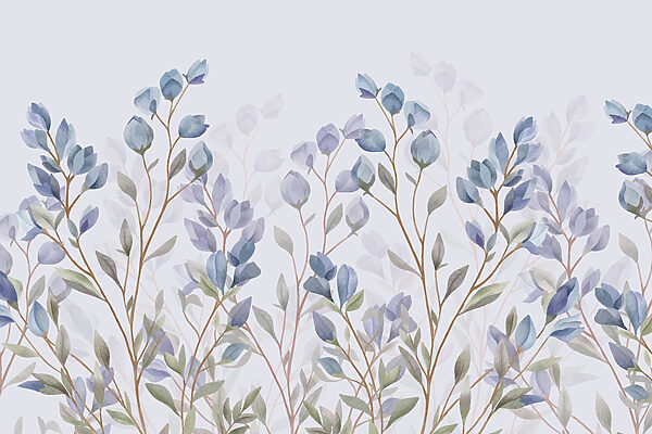 Delicado diseño floral en acuarela Delicado diseño floral en acuarela