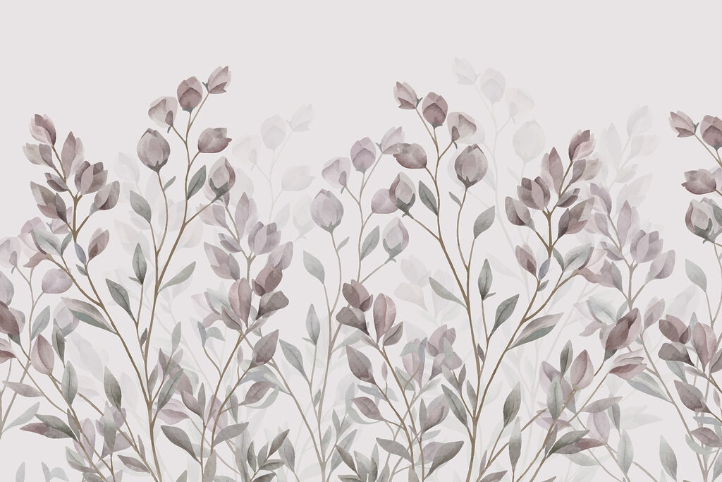 Subtle hues create a tranquil scene