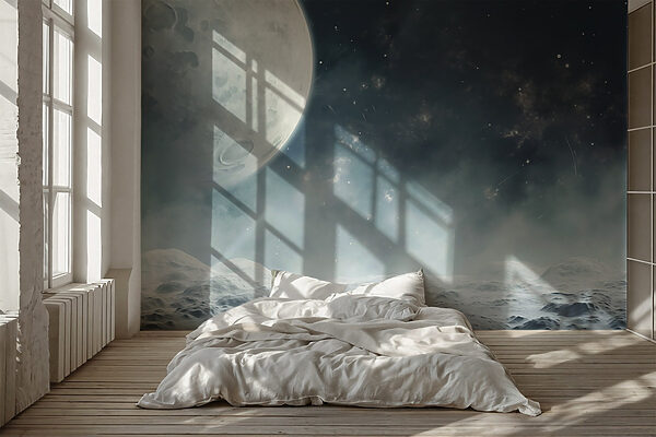 Fotomurales Fotomurales Luna en el cielo (SKU: w02797)