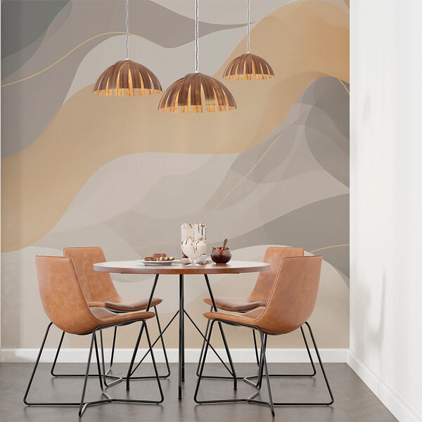 Fondo blanco y gris con líneas onduladas Fondo blanco y gris con líneas onduladas