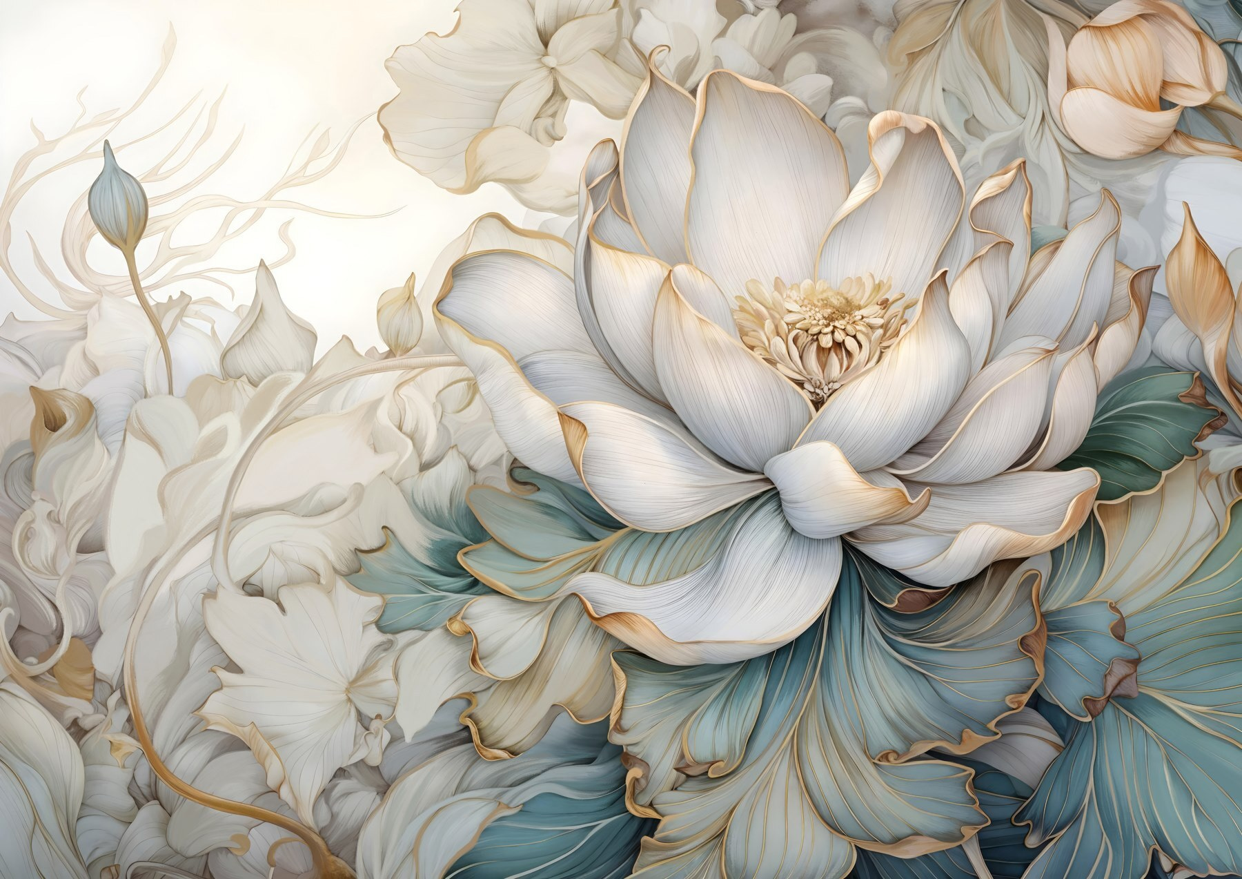 Delicate petals in soft hues Delicate petals in soft hues