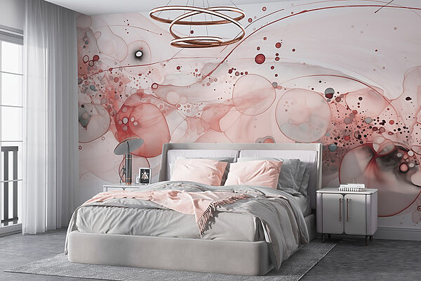 Flowing colors in soft harmony