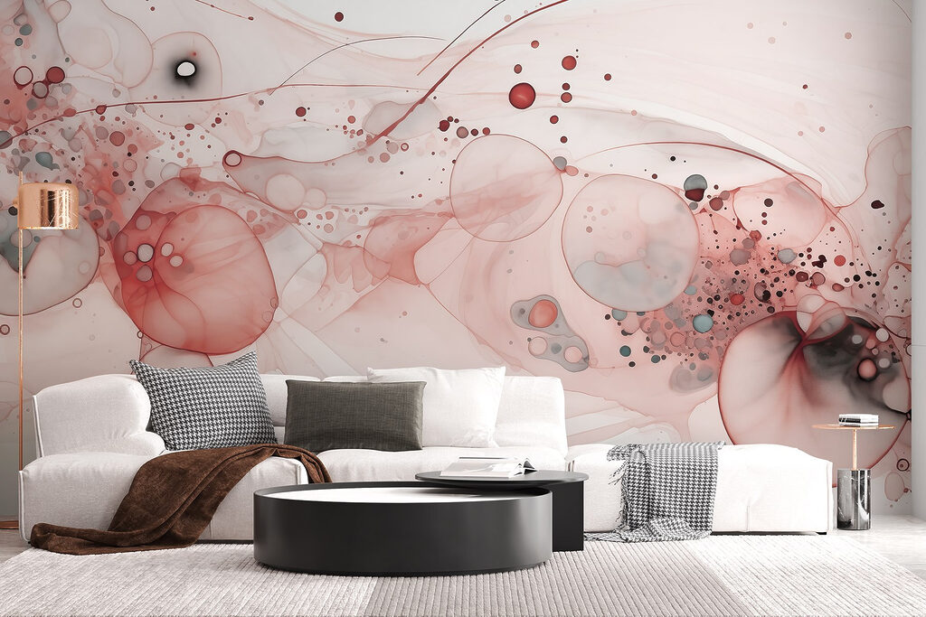 Flowing colors in soft harmony