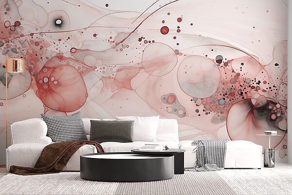 Flowing colors in soft harmony