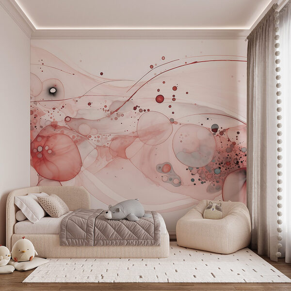 Flowing colors in soft harmony