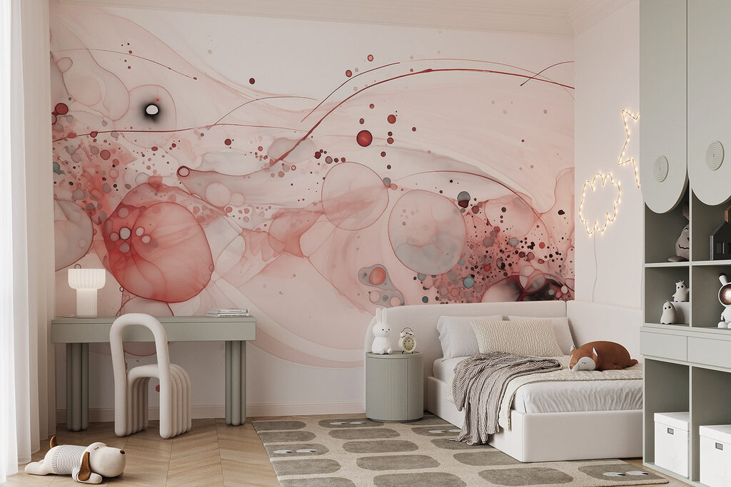 Flowing colors in soft harmony