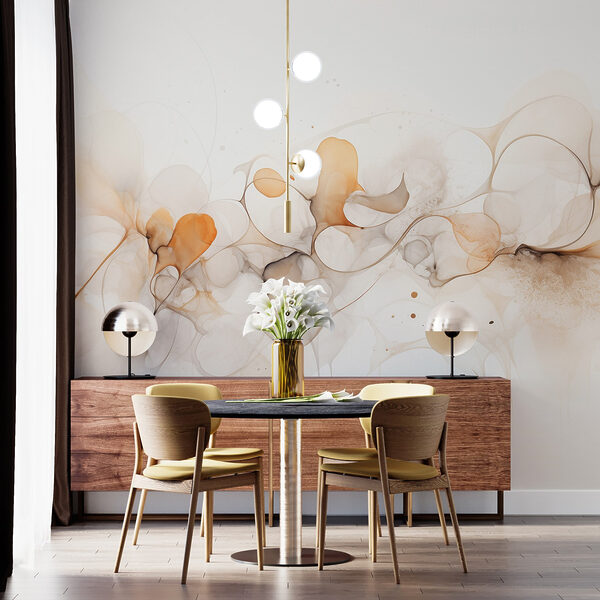 Ethereal hues in flowing abstraction