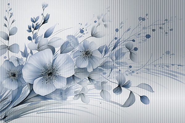 Flores delicadas en tonos suaves Flores delicadas en tonos suaves