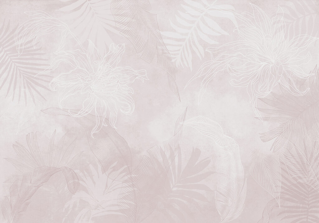 White and pink floral pattern