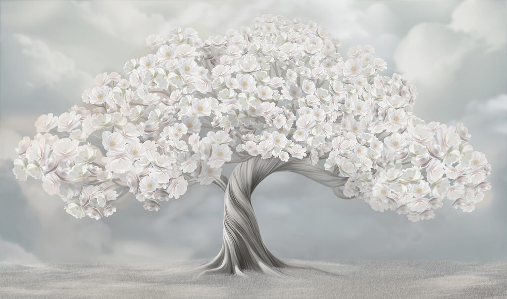 Árbol de flores blancas Árbol de flores blancas