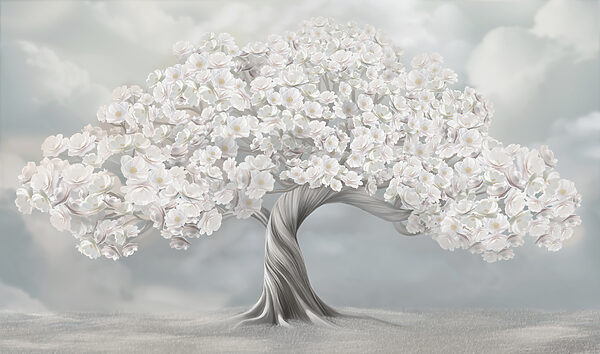 Árbol de flores blancas Árbol de flores blancas
