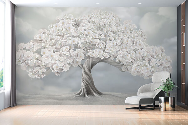 Árbol de flores blancas Árbol de flores blancas