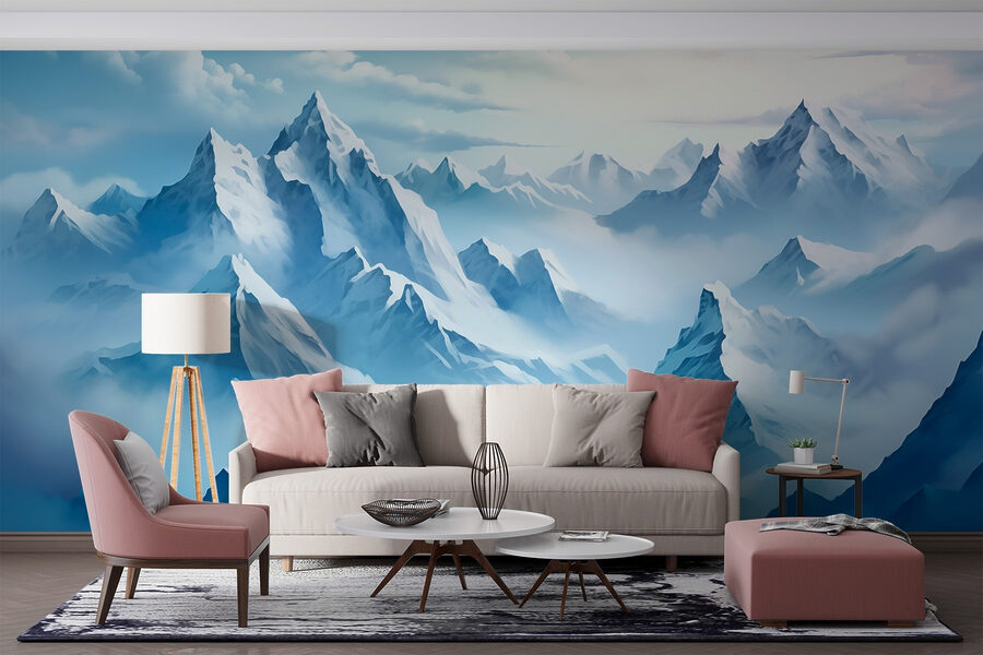 Cordillera con nubes