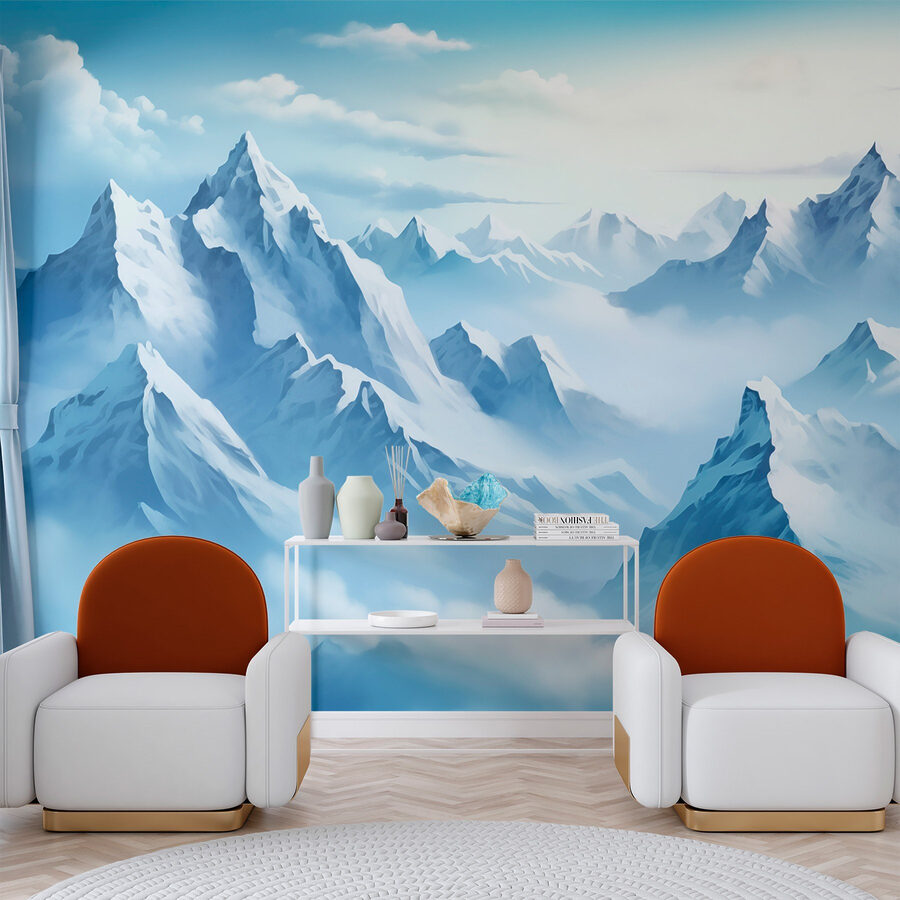 Cordillera con nubes