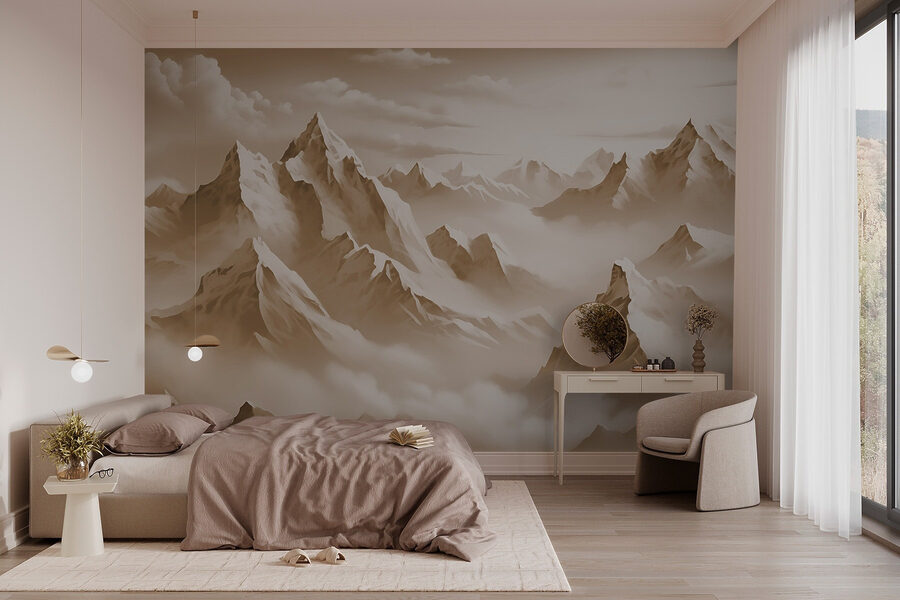 Cordillera con nubes