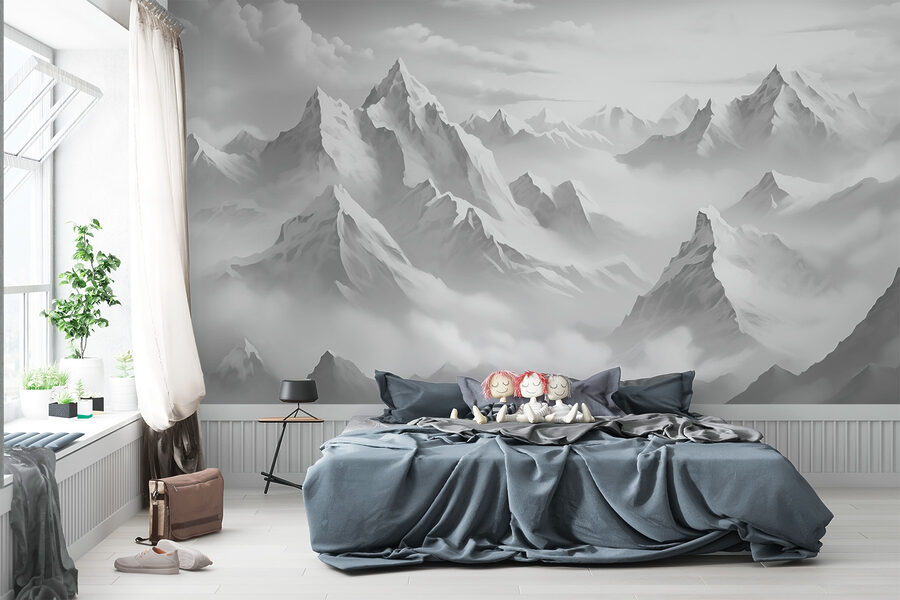 Cordillera con nubes