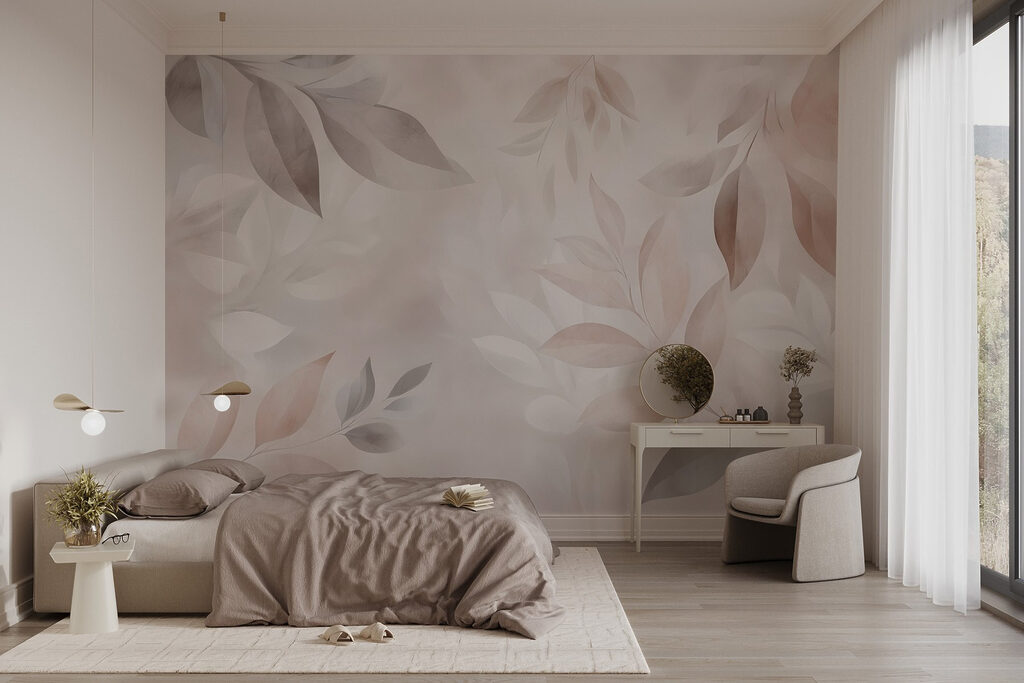 Delicate leaves in soft tones Delicate leaves in soft tones