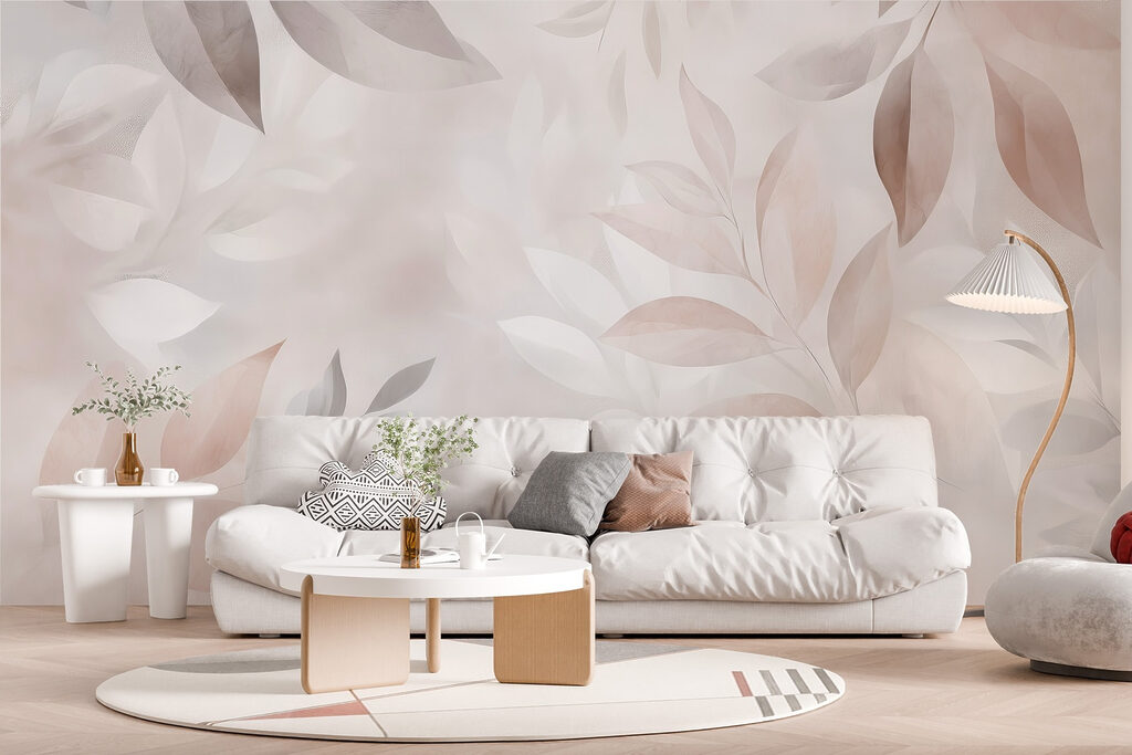 Delicate leaves in soft tones Delicate leaves in soft tones