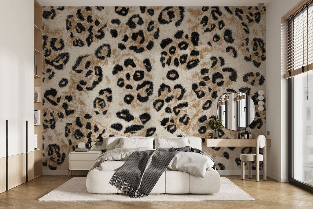Wild patterns on soft fur texture
