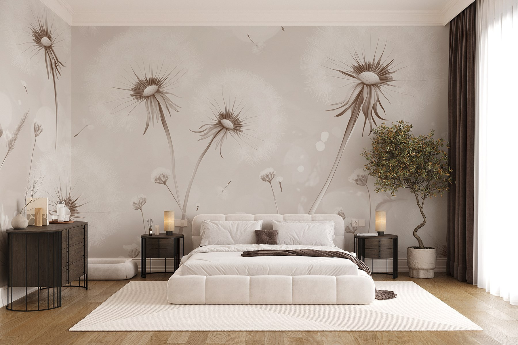 Delicate dandelion dreams in bloom