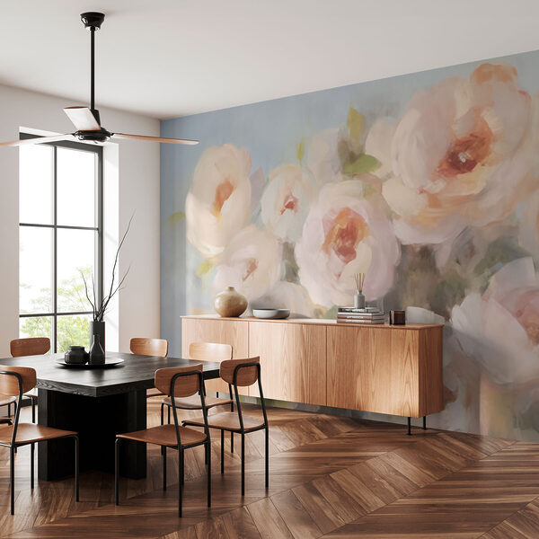 Pintura de flores en un jarrón Pintura de flores en un jarrón