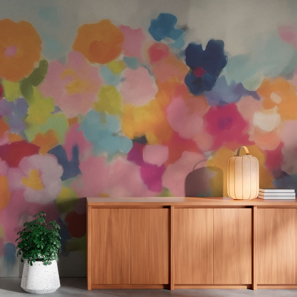 Group of colorful flowers Group of colorful flowers