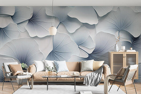 Delicate layers of ginkgo leaves Delicate layers of ginkgo leaves