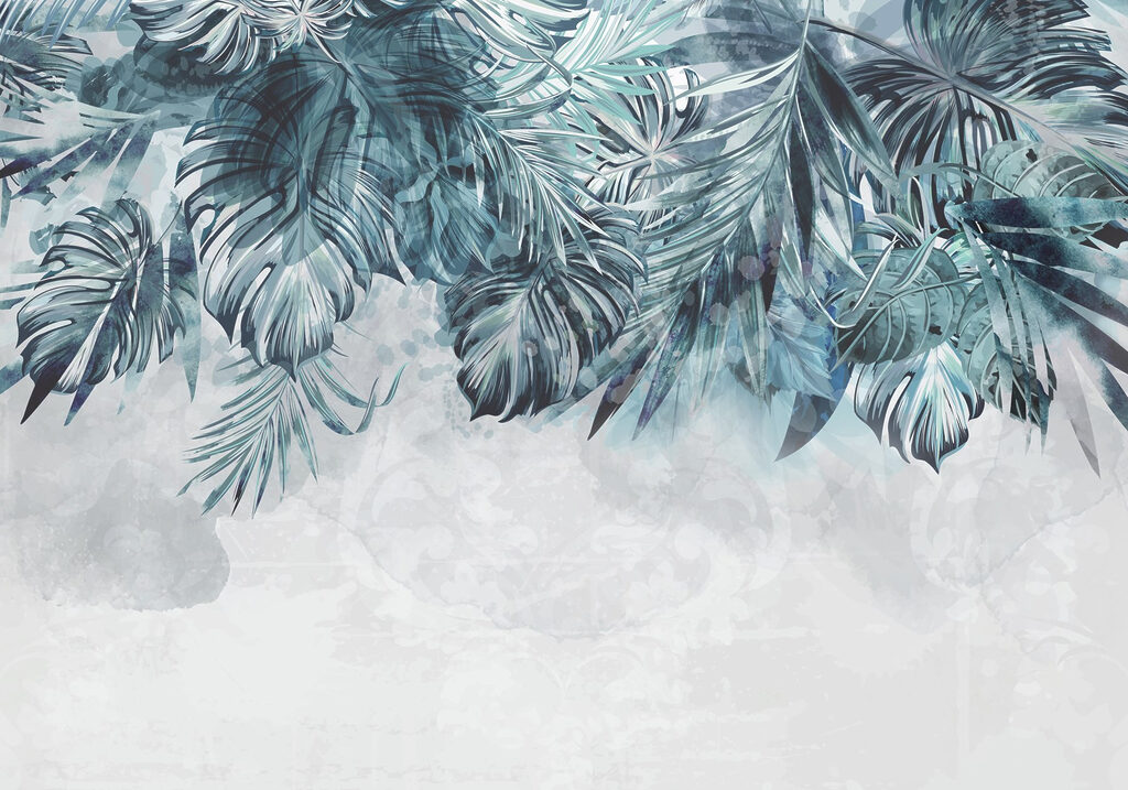 Ilustración de follaje tropical vibrante. Ilustración de follaje tropical vibrante.