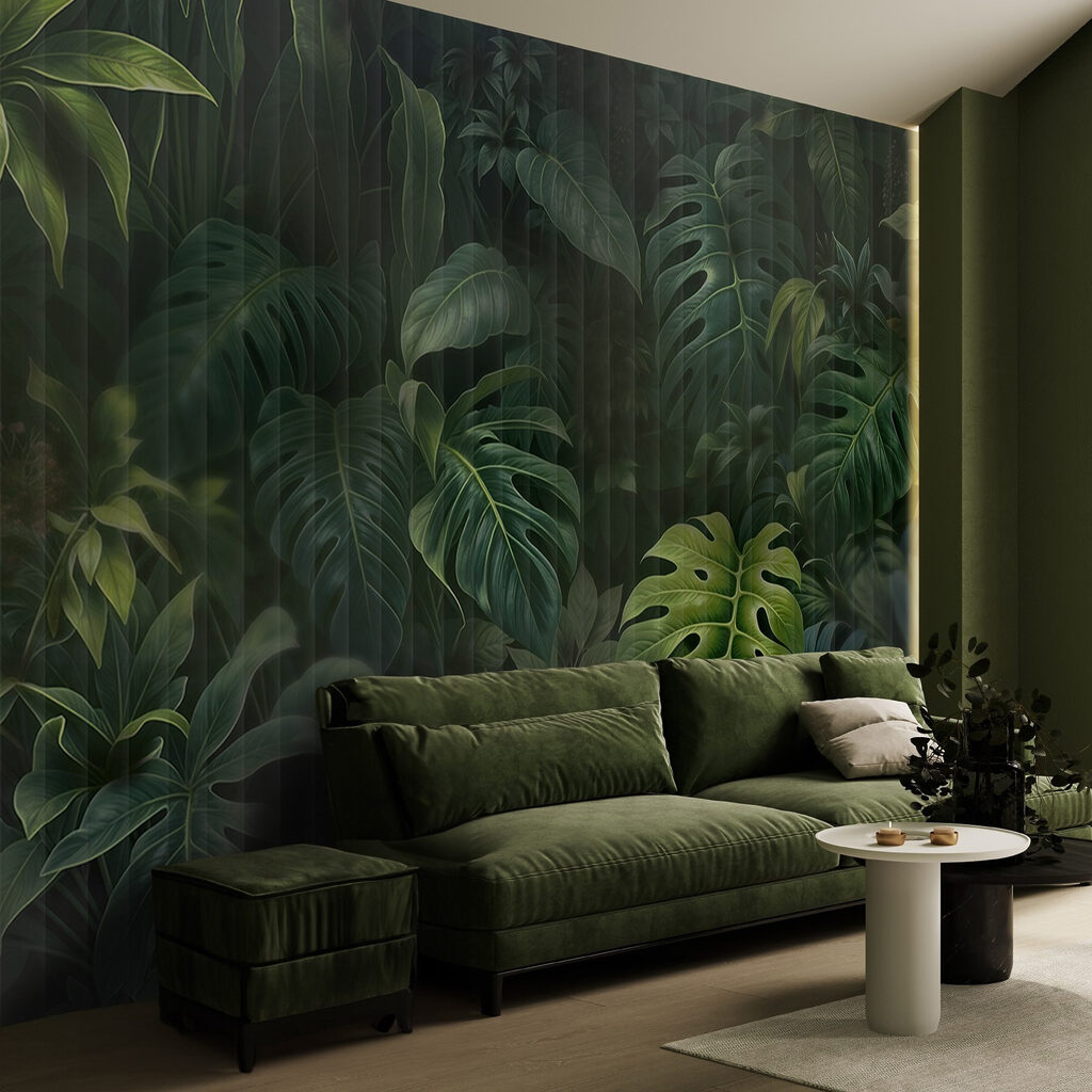 Group of green leaves