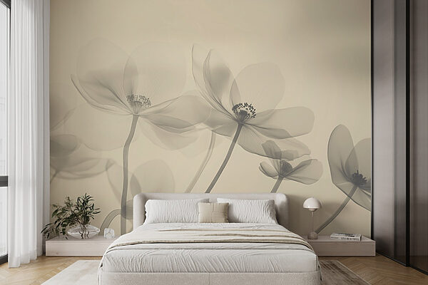 Delicate petals in soft hues