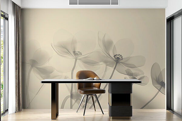 Delicate petals in soft hues