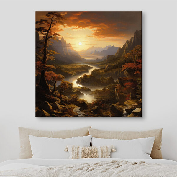 Cuadros Río que atraviesa un valle (SKU: s42385) Cuadros Cuadros Río que atraviesa un valle (SKU: s42385)