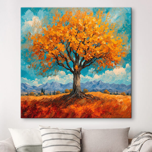 Cuadros Cuadro de un árbol con hojas amarillas (SKU: s42263) Cuadros Cuadros Cuadro de un árbol con hojas amarillas (SKU: s42263)