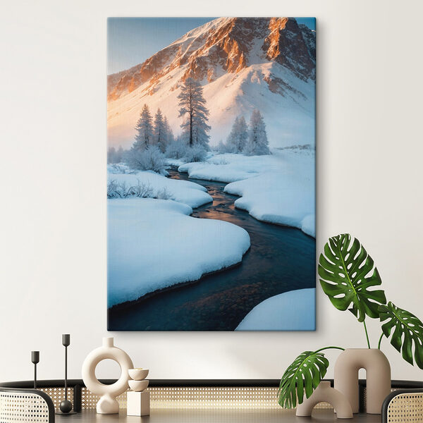 Cuadros Un río que atraviesa una montaña nevada (SKU: s42281) Cuadros Cuadros Un río que atraviesa una montaña nevada (SKU: s42281)