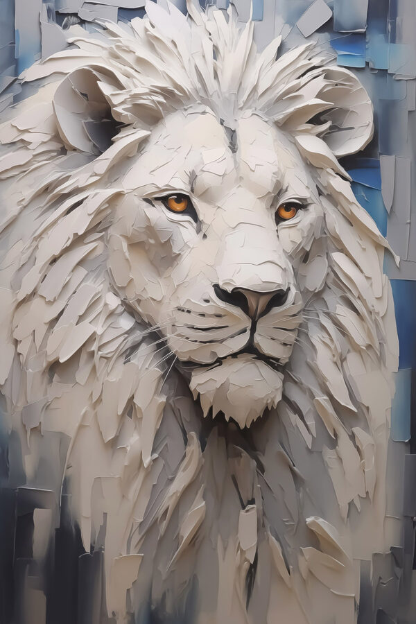 Lion with yellow eyes Lion with yellow eyes