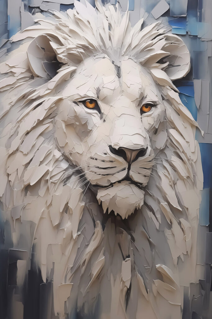 Lion with yellow eyes Lion with yellow eyes
