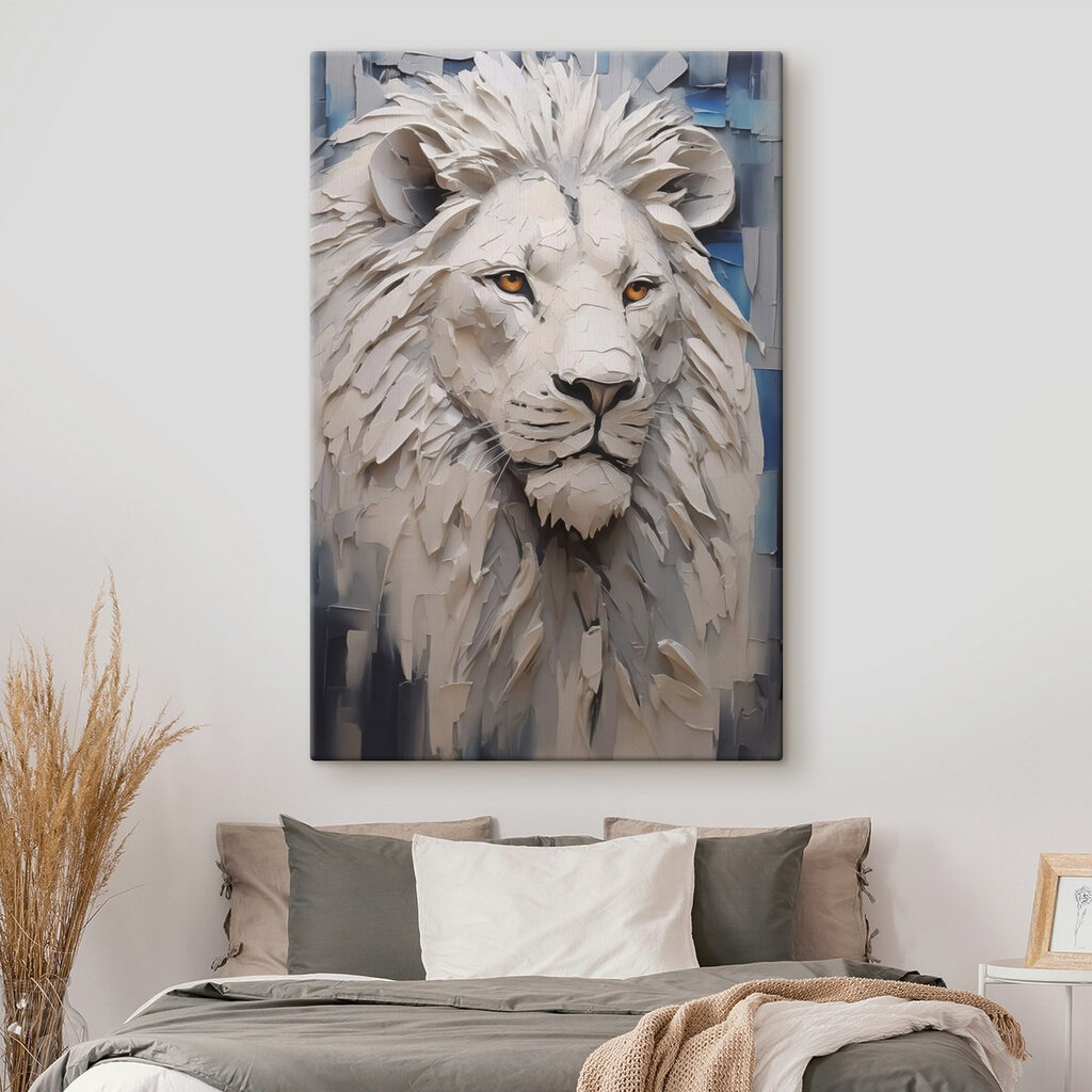Lion with yellow eyes Lion with yellow eyes