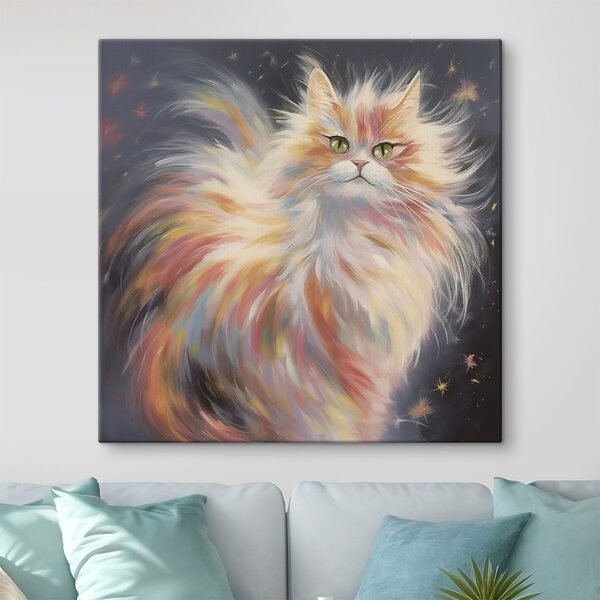 Cat with long hair